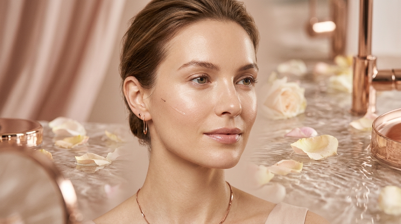 Illustrative beauty editorial